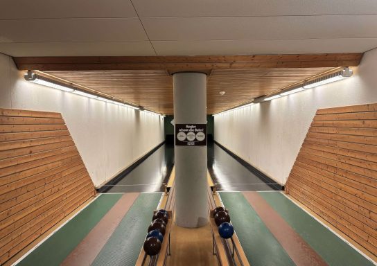 Die fast schon historische Kegelbahn